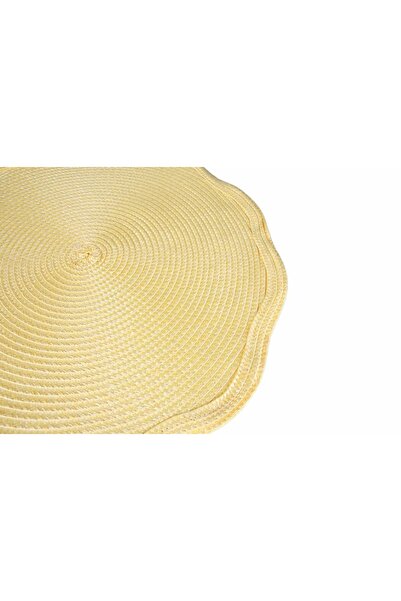 Porland Priya Yellow Placemat 38cm 4-Piece 04STY007367