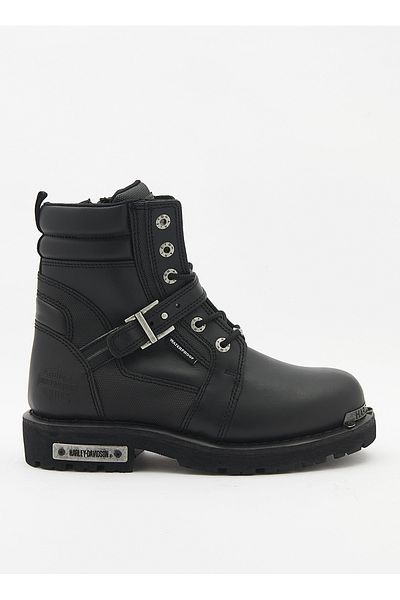 Harley Davidson FRANCO WP-B Μαύρες Δερμάτινες Ανδρικές Μπότες