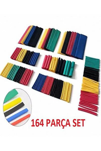 mrtbilisim 164 Parça Set Isıyla Daralan Makaron Kablo Koruyucu Kılıf Kablo Ta...