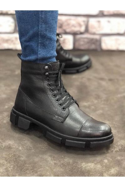 Deritarz Γνήσιο δέρμα Shearling Boots Ανδρικές Μπότες