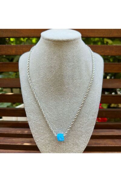 wanwa aksesuar قلادة الطابق السفلي بسلسلة ملتوية