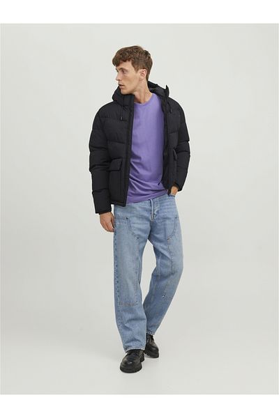 Jack & Jones Logo Printed Hooded Puffer Coat - Vesterbro