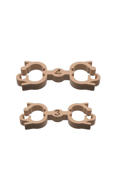bayraktarpet Crooked Leg Clamp for Lovebirds 3 mm and 4 mm - 1 Piece