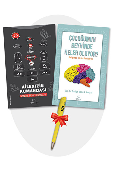Elma Yayınları Saniye Bencik Kangal 2 Kitap Set / Ailenizin Kumandası + Çocuğumun Beyninde Neler Oluyor? + Kalem