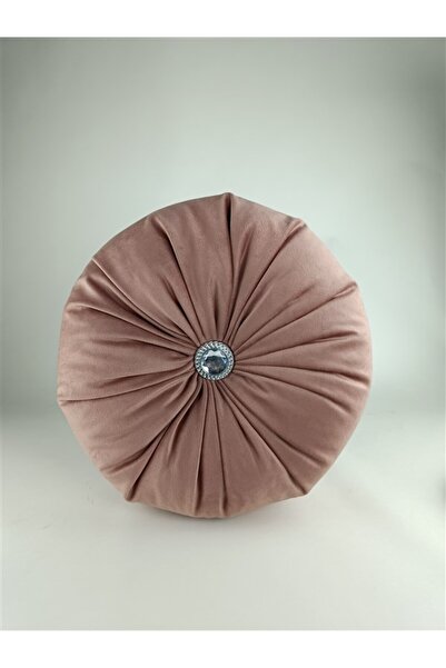 Mrs.Gugar لوكس فيلفيت - وسادة بودرة بتفاصيل حجر دائري