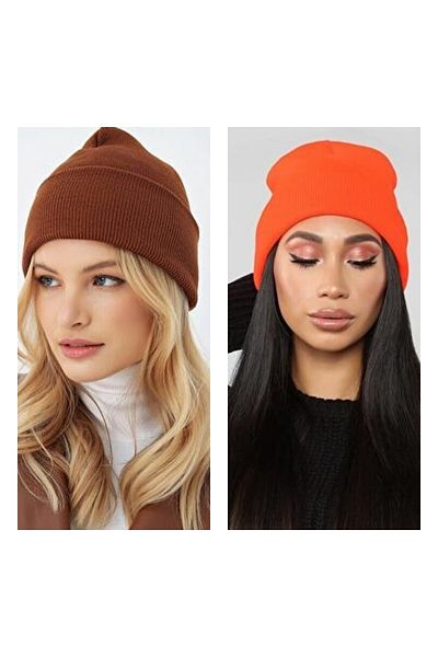BY SCK Beret 100% Acrylic Knitted Basic Beret