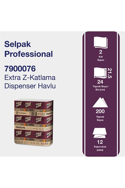 Eczacıbaşı Selpak Extra Z-Fold Dispenser Towel