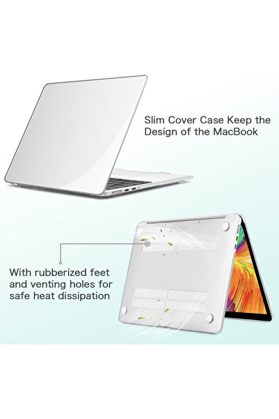 ZMOBILE Macbook Air M2 M3 M4 13.6" A2681 A3113 A3240 Uyum Set Kılıf Kapak Klavye Koruyucu Ekran Koruyucu