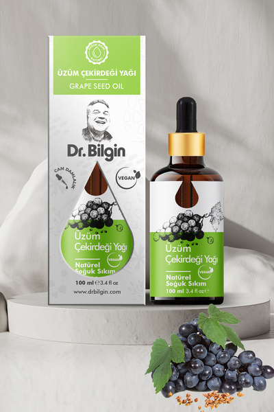 Dr.Bilgin زيت بذور العنب المعصور على البارد 100 مل