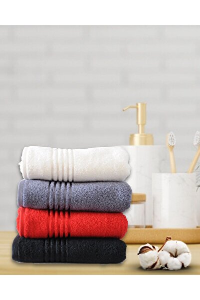 Özdilek (4 ШТ.) Belda Бавовняна рушник для рук і обличчя 50x90 см