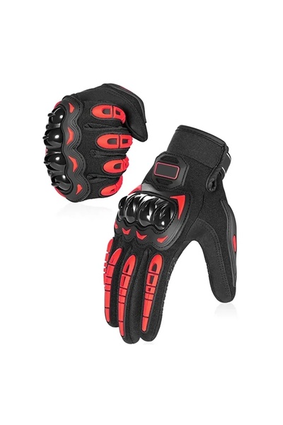 Moonrider Motosiklet Eldiveni Motorcu Eldiveni Korumalı Dokunmatik Özellik Unisex Motorsiklet Eldiveni Nx-2