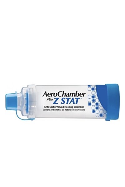Aerochamber Flow-vu Mavi Ağızlıklı Yetişkin Inhalatör Mavi 5 Yaş