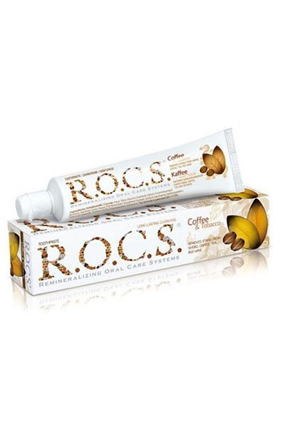 R.O.C.S. معجون أسنان التبغ القهوة 60 مل ضد البقع - UMUT3535
