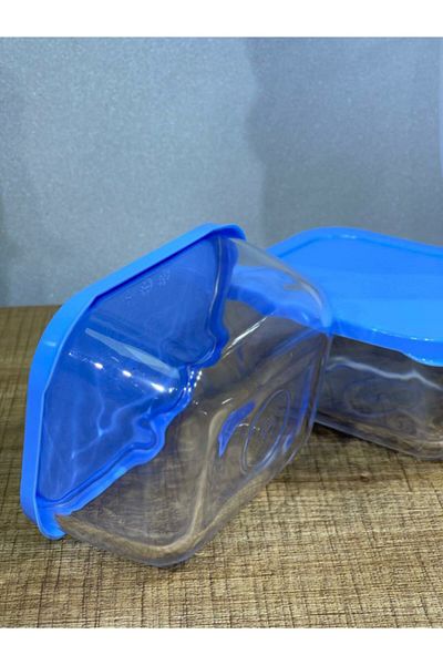 GÜVENPLAST Paş53733 Snowbox 2-Piece Storage Container Blue