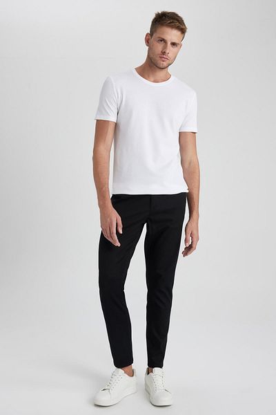 DeFacto Slim Fit Crew Neck Short Sleeve T-Shirt B4375ax23sp