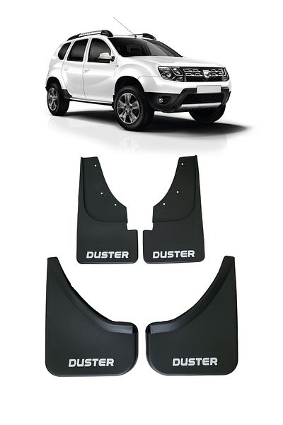 FA OTOMOTİV Dacia Duster 2010 - 2017 Model Compatible Original 4-Piece Mudguard (Fender - Dust Cover)