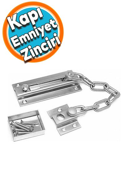 NZB Sliding Door Safety Chain Steel Door Back Safety Chain Chrome