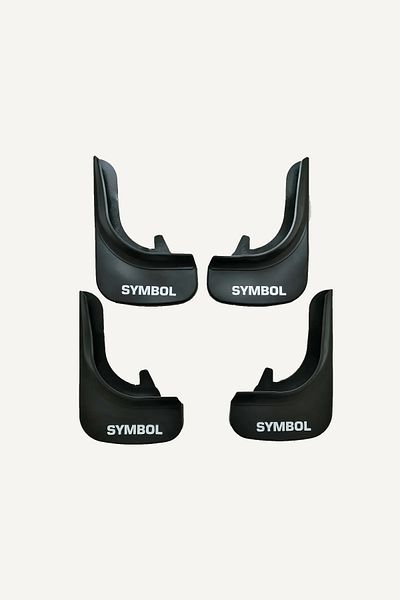 FA OTOMOTİV Renault Symbol Mudflap Set of 4 (Fender - Dust Cover) Compatible