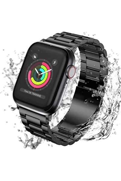 ecocenter Apple Watch Seri 2 3 4 5 6 7 8 uyumlu 42 44 45 49 mm Metal Kordon