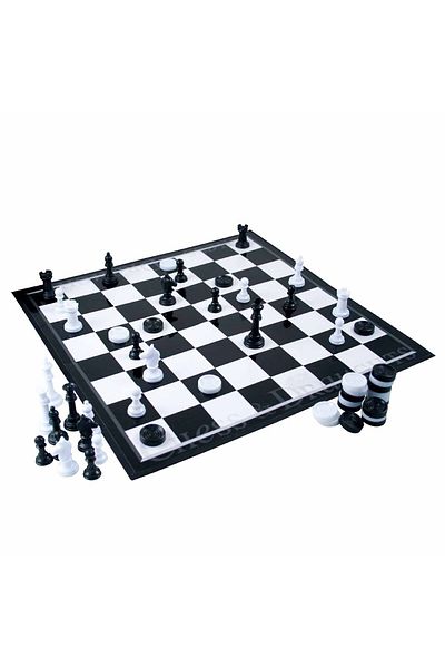 Sunman Smile Games Satranç ve Dama Kutu Oyunu