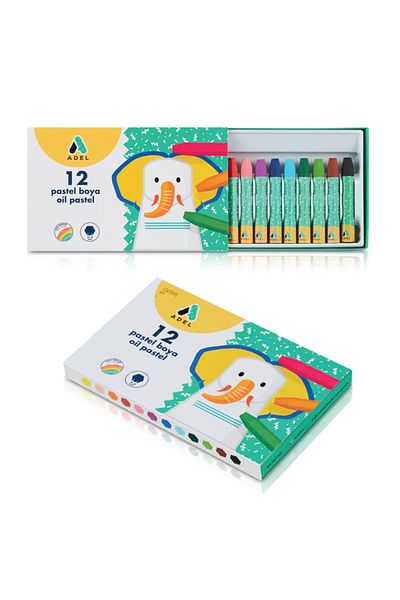 Adel Pastel Paint 12 Pack 4280837002000