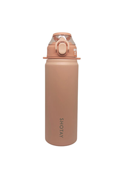 Shotay 750ml Askılı Yalıtımlı Paslanmaz Çelik Pipetli Termos Matara 6 saat Sı...