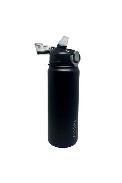 Shotay 750ml Hanging Insulated Stainless Steel Thermos Flask with Straw 6 hours Hot-Cold