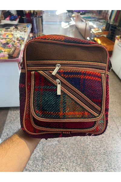 hicazavm Kilim Authentic hand woven saddle hand shoulder bag