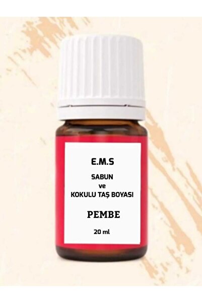 E.M.S AVM Pembe Sabun Ve Kokulu Taş Boyası Sabun Boyası Kokulu Taş Boyası Kol...
