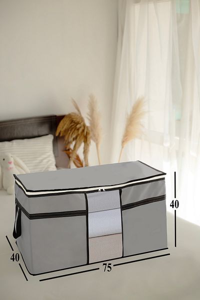 NUTEX 5 bucăți - resturi de pernă pentru fereastră cu centură 75 X 40 X 40 cm (ANTRACIT)
