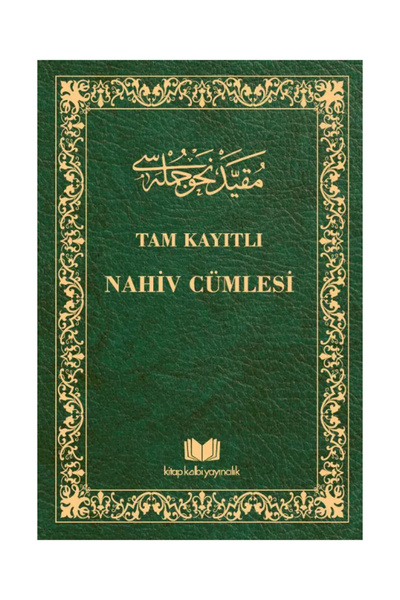 Kitap Kalbi Yayıncılık Nahiv Cümlesi Tam Kayıtlı