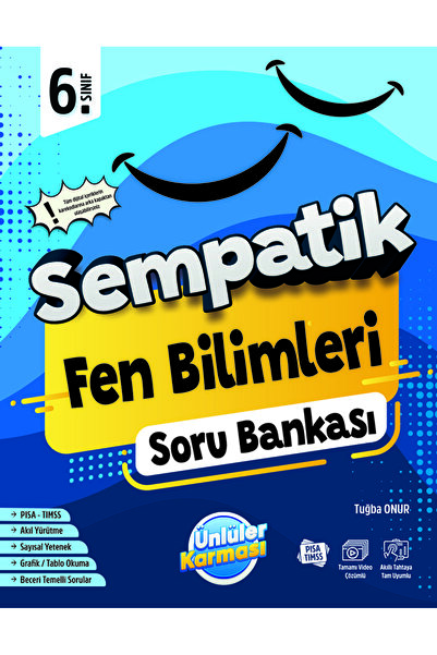 Ünlüler Karması Yayınları 6. Sınıf Sempatik Fen Bilimleri Soru Bankası