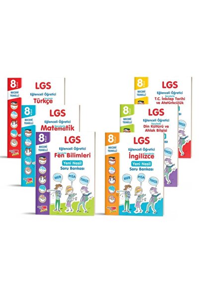 Dikkat Atölyesi Yayınları 8. Sınıf Lgs Yeni Nesil Soru Bankası Seti