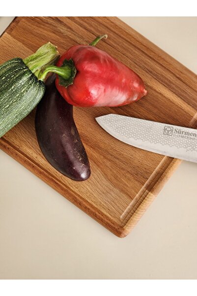 HBS Art Design لوح تقطيع خشبي من خشب الزان من الدرجة الأولى مقاس 22 × 32 سم