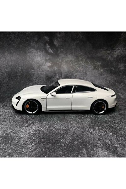 WELLY Porsche Taycan Turbo S Diecast 1/36 Ölçek Metal Araba Kapılar Açılır