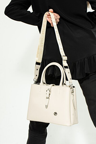 Just Polo حقيبة كتف نسائية يومية كبيرة الحجم ومتعددة الأقسام As5012