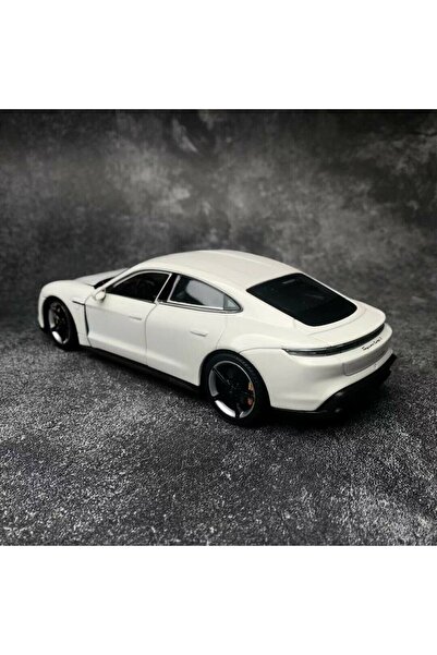 WELLY Porsche Taycan Turbo S Diecast 1/36 Ölçek Metal Araba Kapılar Açılır