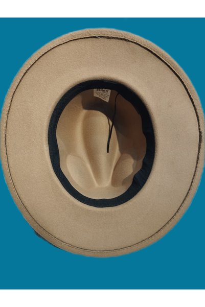 Generic Brand Panama Fedora Stamp Trilby Hat Camel Hair Dark Tone