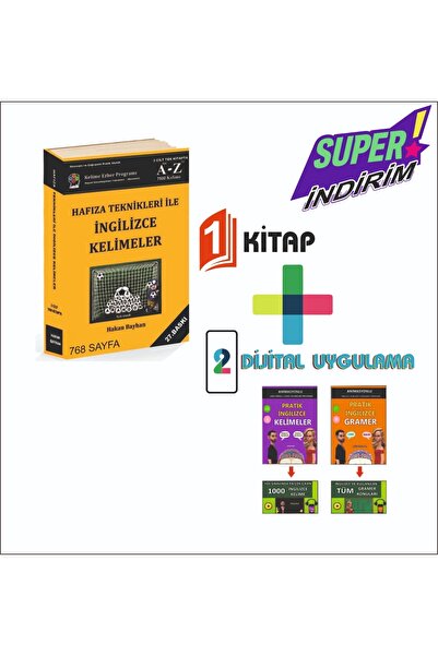 Bayhan Yayıncılık Hafıza Teknikleri ile İngilizce Kelimeler ve Digital Kitaplar