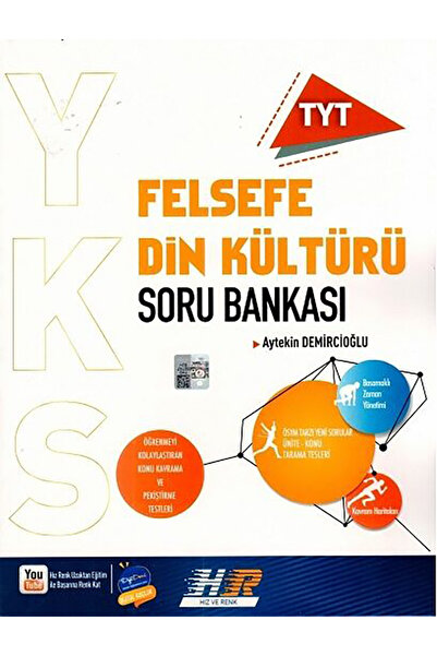 Hız ve Renk Yayınları Tyt Hız Ve Renk Soru Bankası Felsefe - Din Klt