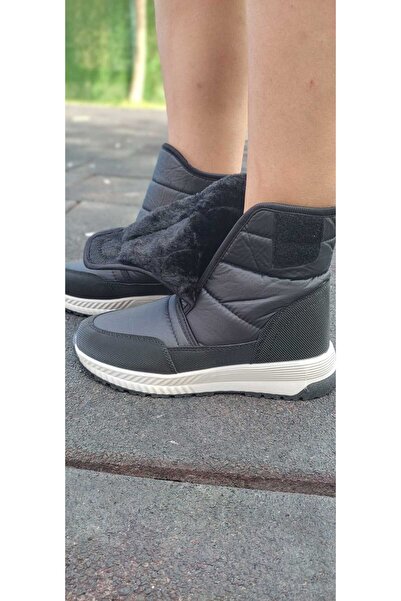 Zera Women's Wool Inside Single Velcro Cold-Proof Non-Slip Sole Winter Boots