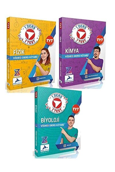 paraf yayınları Paraf Yayınları Z Takımı 1 Ders 1 Test Fizik Kimya Biyoloji V...