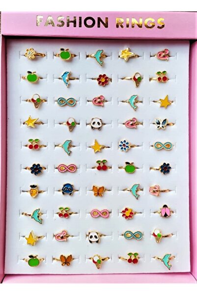 MONİCATİME حلقة مكونة من 3 قطع للفتيات الصغيرات (مع شخصية مفاجئة)