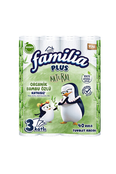 Familia Plus Natural Tuvalet Kağıdı 40'lı