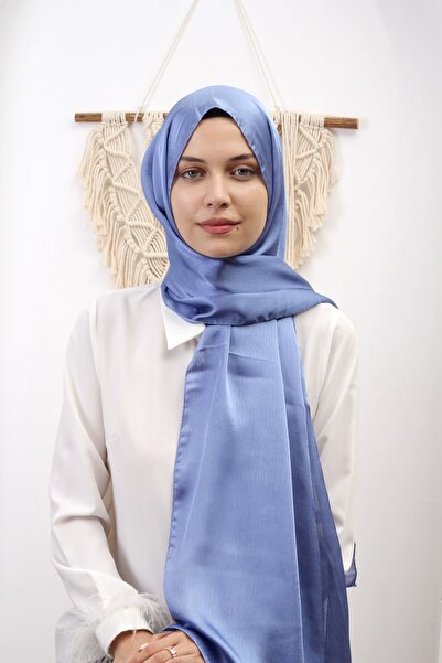 Neon scarf Janjan Abiye Şal Mavi