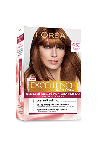 Excellence Loreal Paris Excellence Creme Saç Boyası - 6.35 Çikolata Kahve