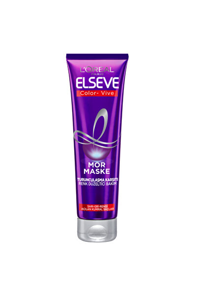 ELSEVE Loreal Paris Elseve Turunculaşma Karşıtı Renk Düzeltici Mor Maske 150 ml
