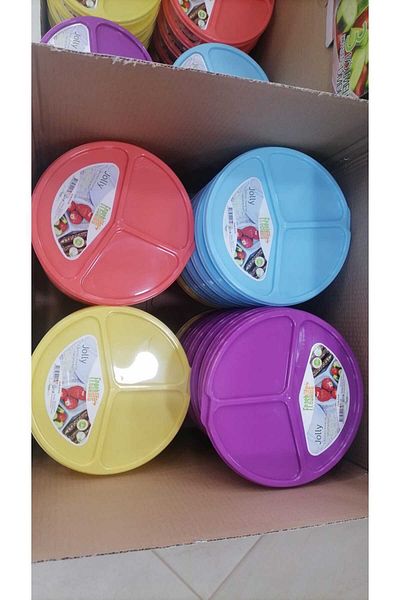 Bundeba Jolly 3 Compartment Storage Container Fresh Life