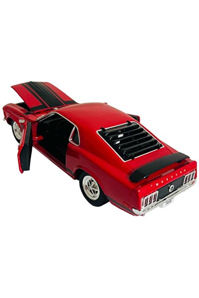 WELLY 1970 Ford Mustang Boss 302 Bordo 1:24 Model Araba EMR0376
