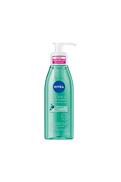 NIVEA Derma Skin Clear - Sivilce Karşıtı Yüz Temizleme Jeli - 150 ml
